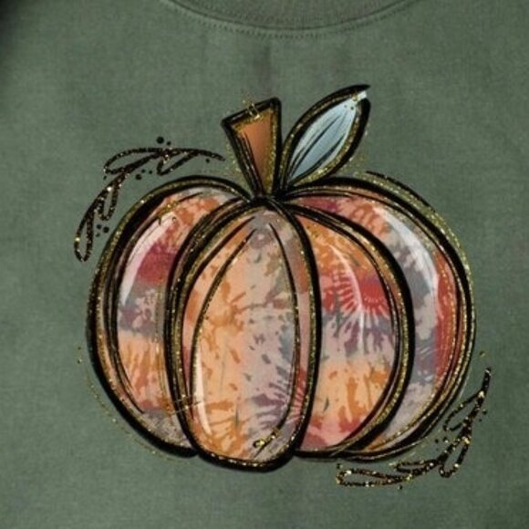 Pumpkin Jack-O-Lantern Retro Spooky Season Halloween Pumpkin Sweatshirt - Picture 2 of 5